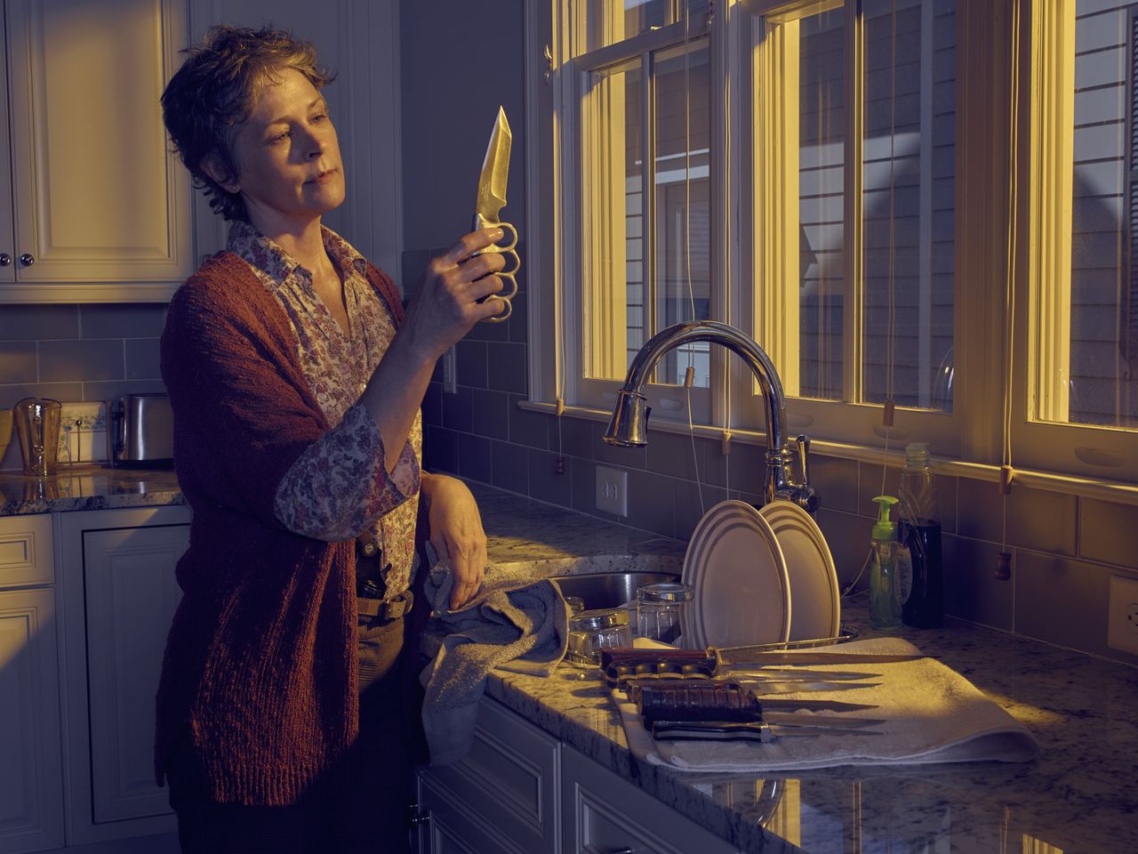 Melissa McBride as Carol Peletier.