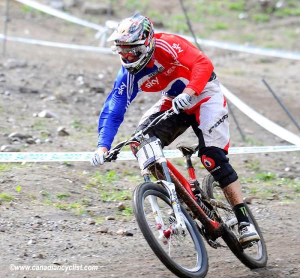Steve Peat (Great Britain) was the defending champion going into the day's race.