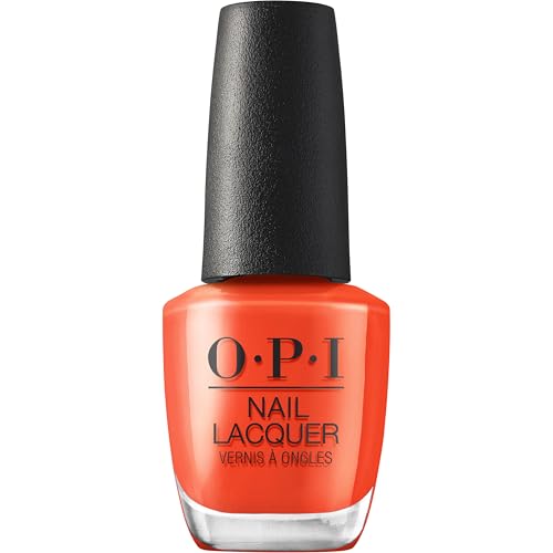 Opi Nail Lacquer Make ‘em Jelly | Semi-Sheer Bright Coral Orange Crème Chip Resistant Nail Polish | Make 'em Jelly! Collection | Summer 2025