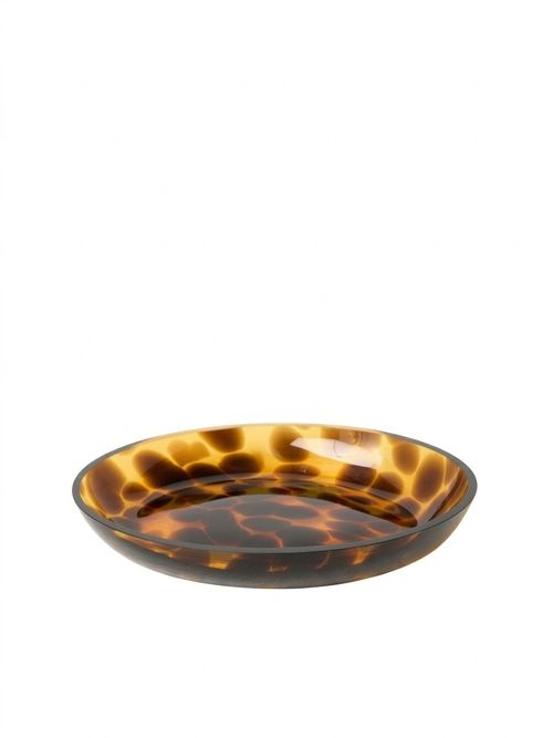 Tortoiseshell Glass Soap Dish