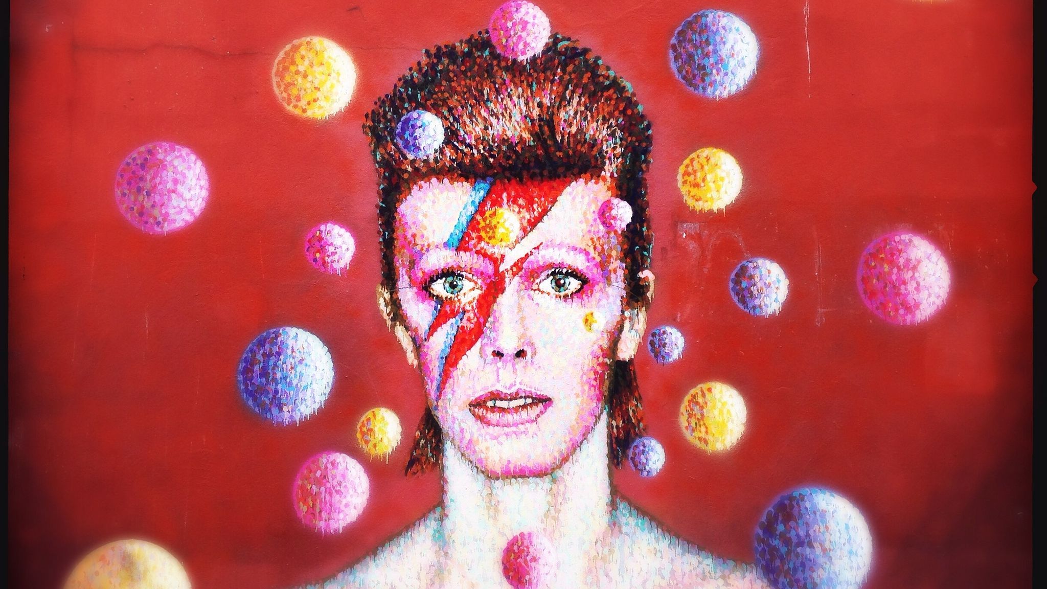 Graffiti image of David Bowie