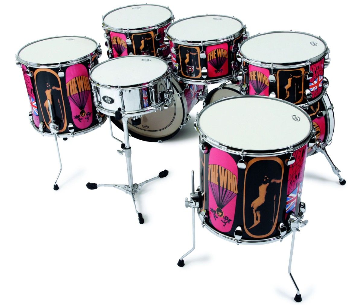 The steel shelled 14"x51/2" Spirit Of 2000 snare.