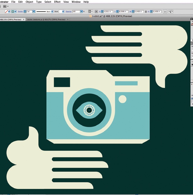 Create retro graphics in Illustrator: step 3