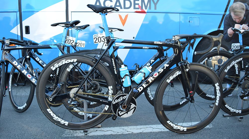 Israel Cycling Academy raced Kuurne-Brussel-Kuurne on Sunday aboard their De Rosa Protos