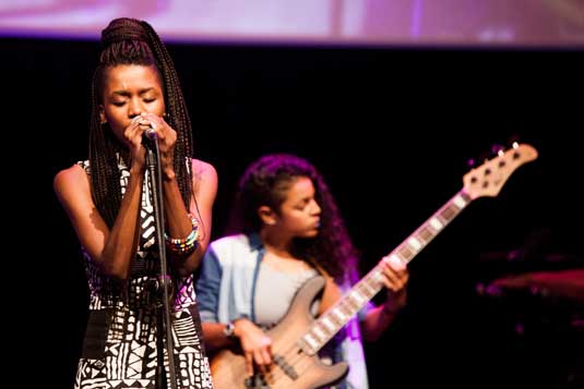 A music festival is running alongside the design conference
