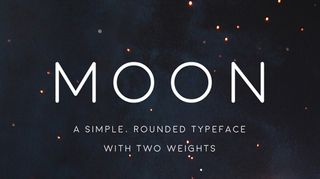 Free font: Moon