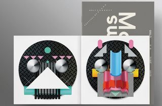 Inspiration for Non-Format's rebrand of Norway’s Only Connect Festival of Sound (above) ranged from tribal masks to geometric patterns and retro robots (below)