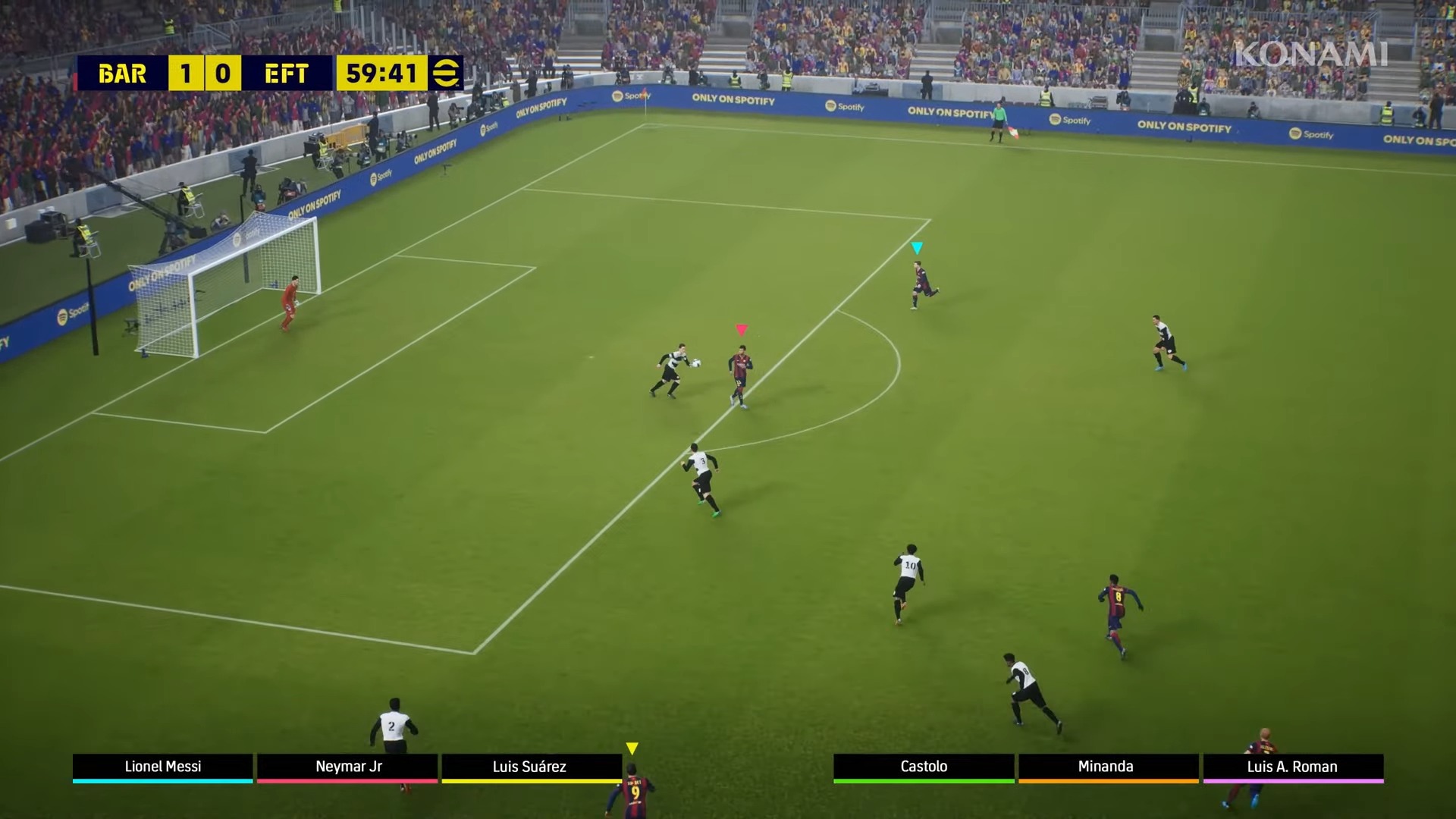 Pitch gameplay of efootball