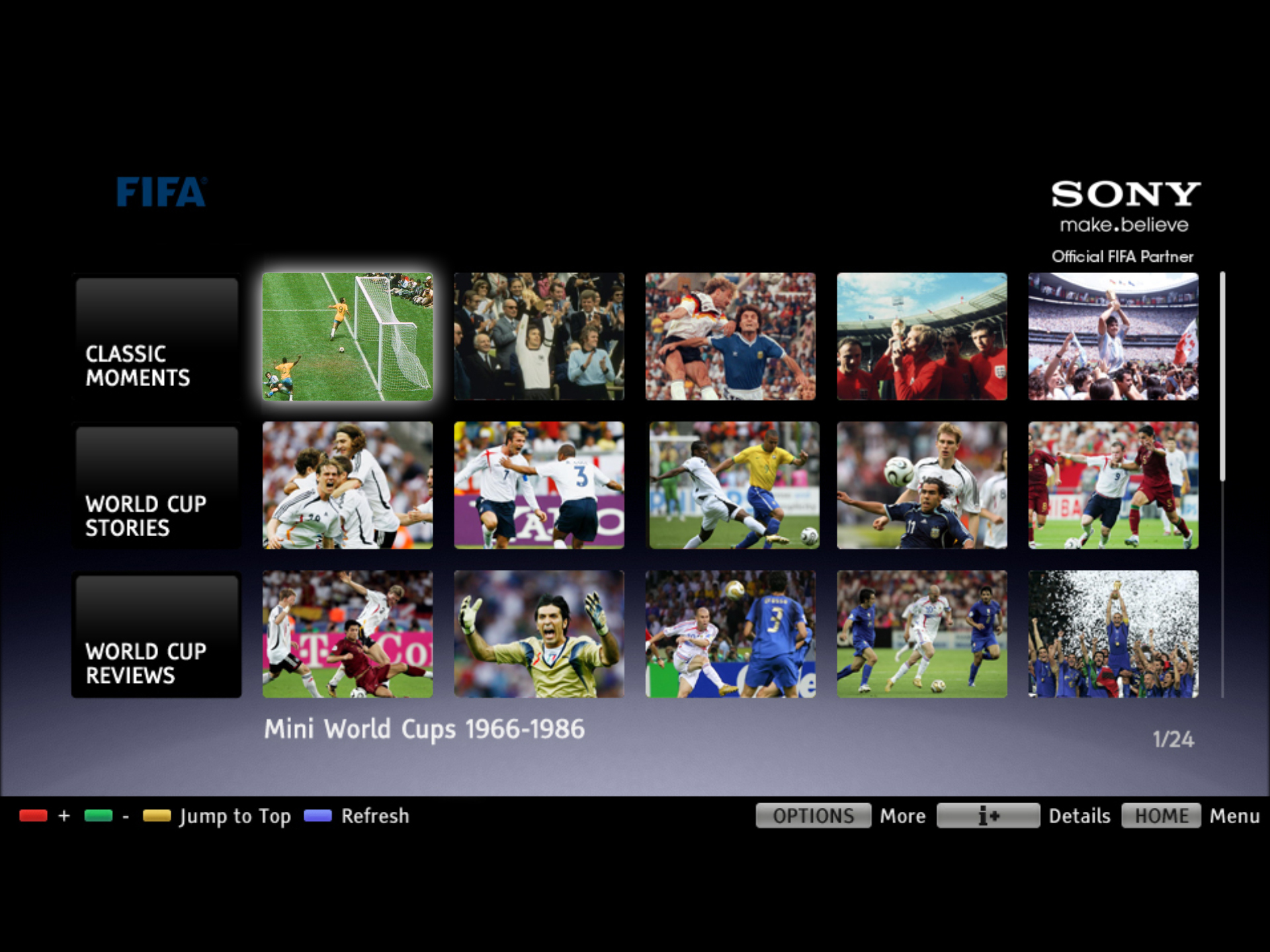 Sony - giving you a World Cup lift