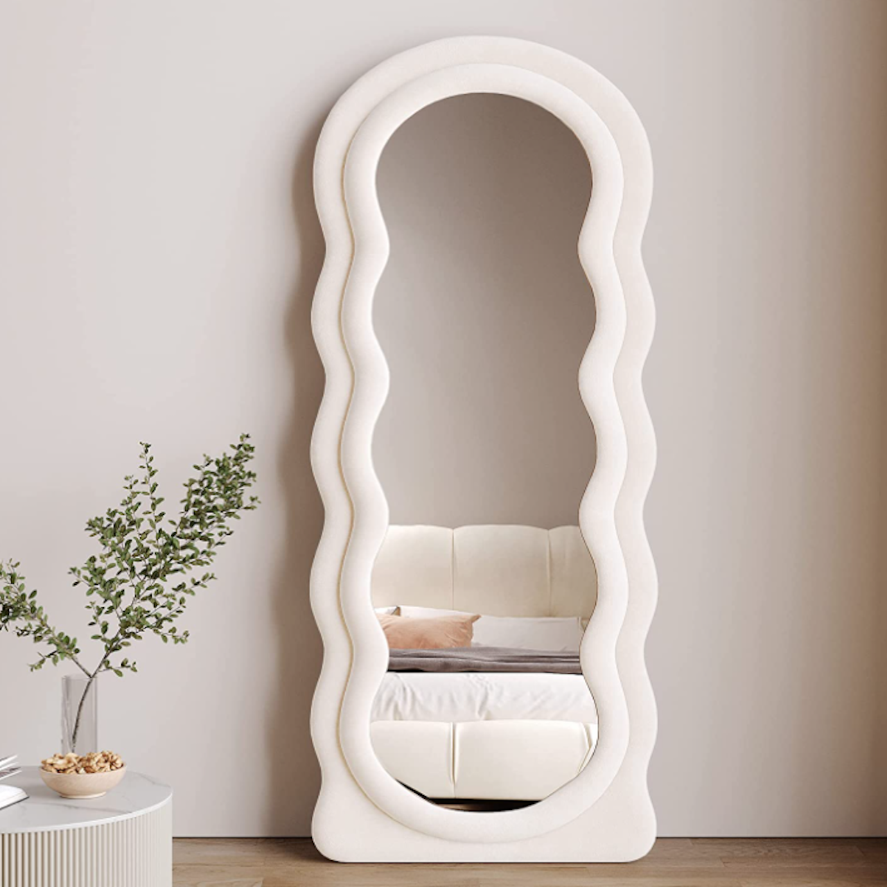 cermin lantai bergelombang