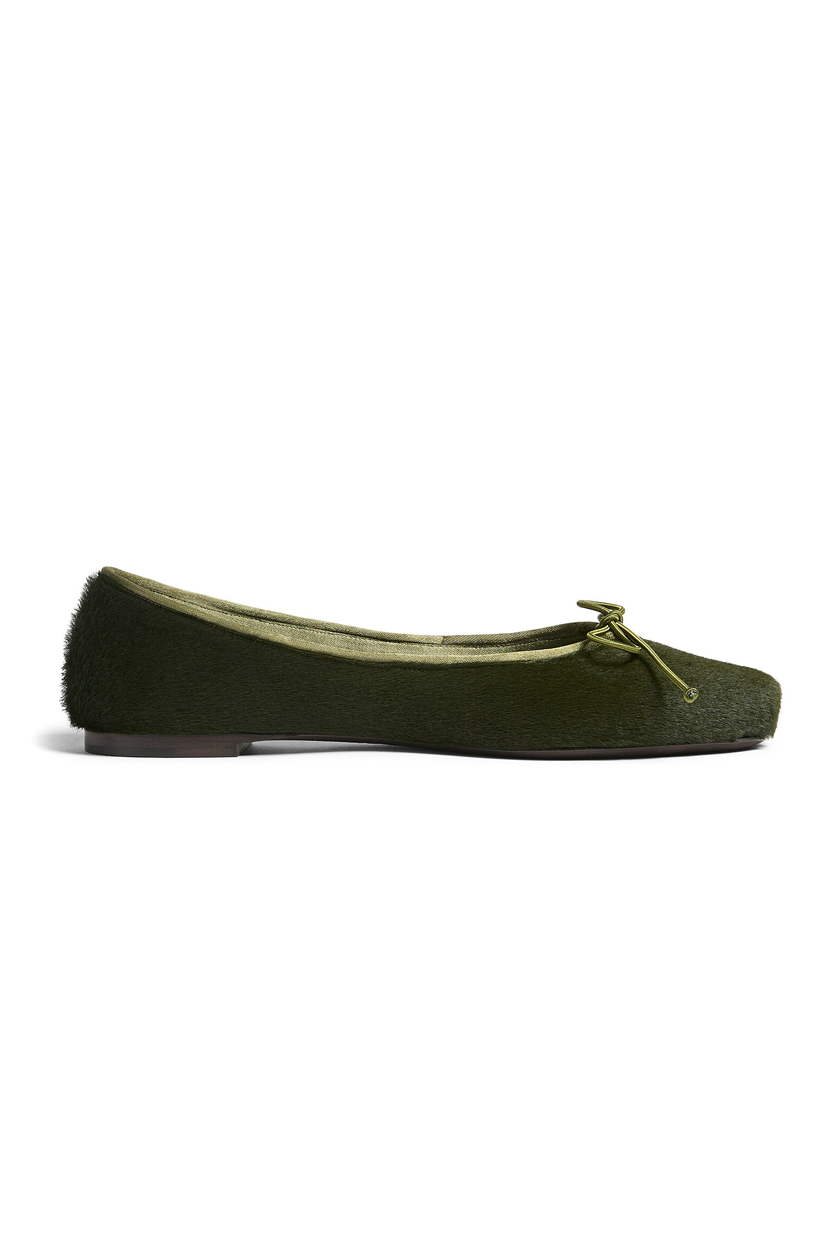 Charlotte Pony Hair Ballet Flats