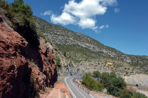 The route was spectacular on stage 12