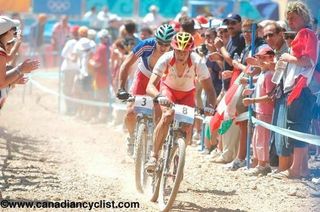 Olympic racing at the 2004 Games in Athens, Greece.