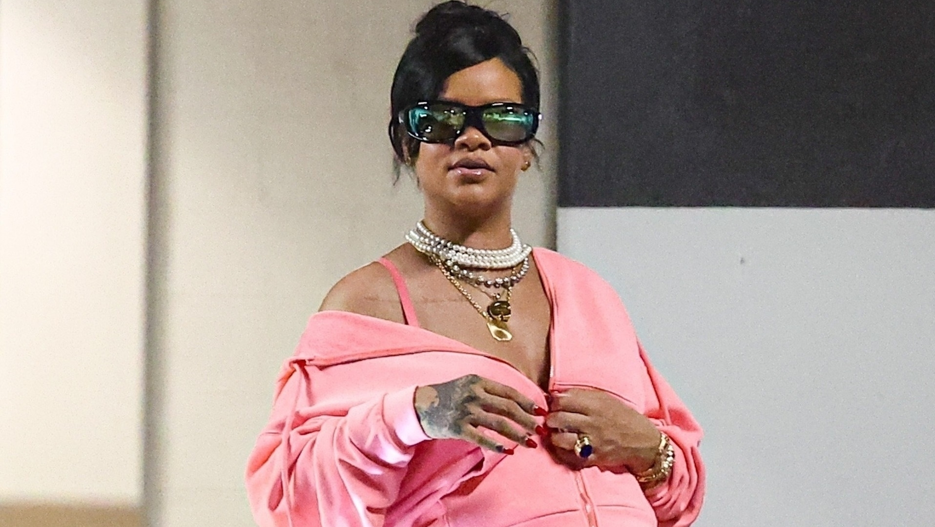 Rihanna pulled off Timberland boots with her latest maternity outfit