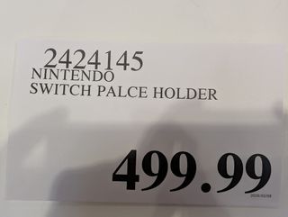 A Switch 2 placeholder price card