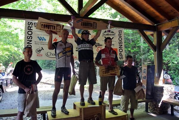 Cohutta 100 master 50+ podium