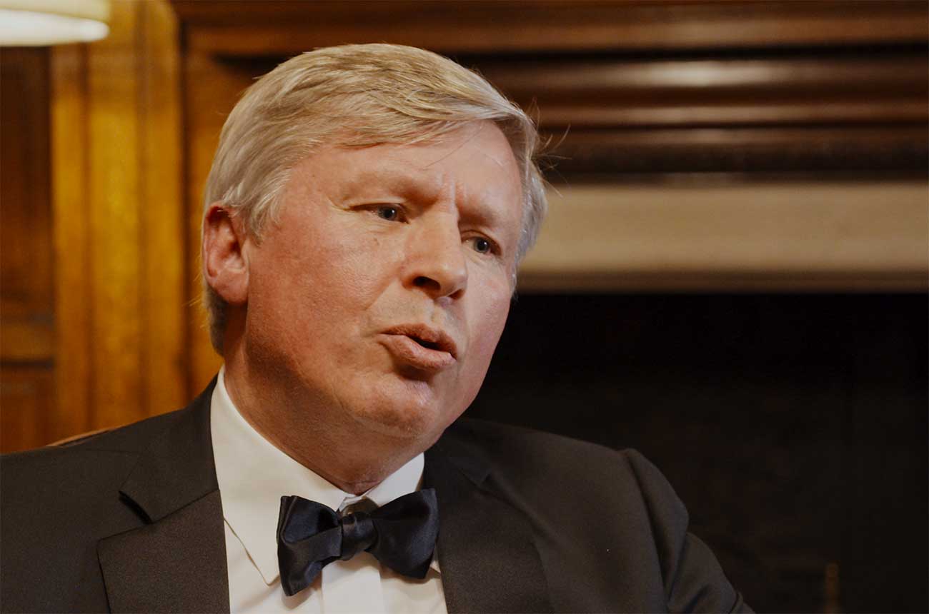 Jean-Baptiste L&amp;eacute;caillon, of Louis Roederer, interviewed in Sparkling: the story of Champagne film.