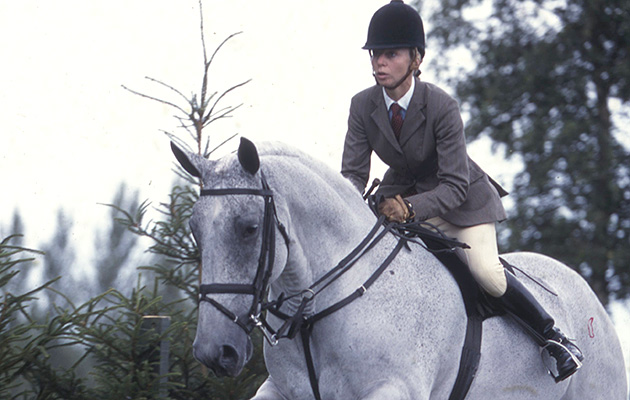 Louise Bell riding Rockey IV