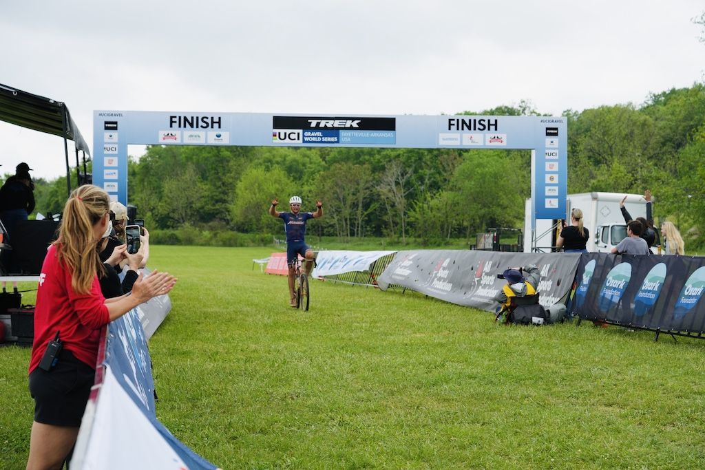 Highlands Gravel Classic 2024 elite men's winner Brennan Wertz