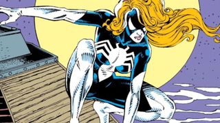 Julia Carpenter as Spider-Woman in Marvel Comics