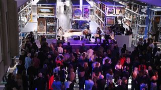 LONDON, ENGLAND - SEPTEMBER 10: Birdy performs at the VIP Opening of the David Bowie Centre, V&A East Storehouse, on September 10, 2025 in London, England. (Photo by Dave Benett/Getty Images for David Bowie Centre at V&A East Storehouse)