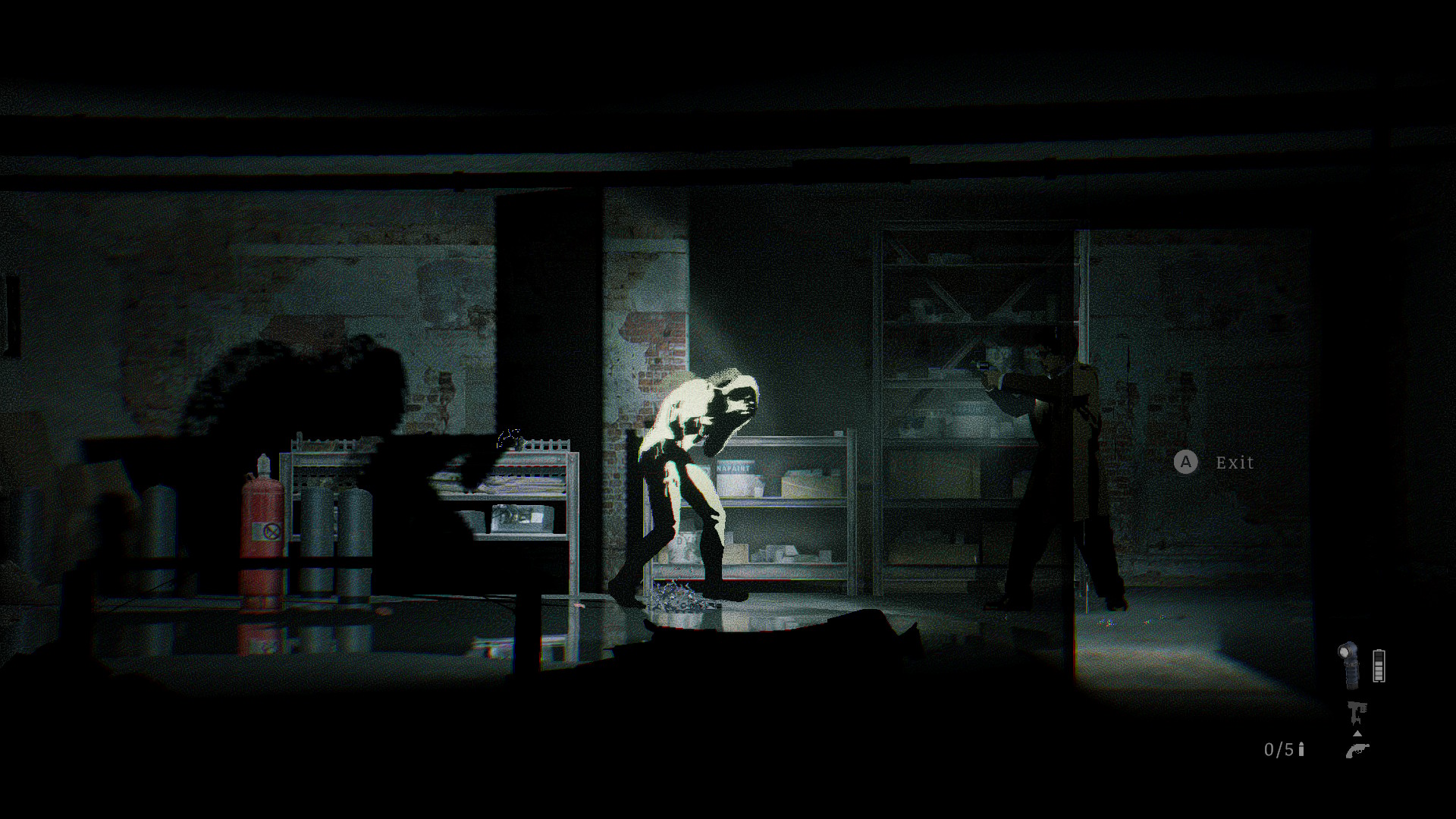screens of a side scrolling horror video game