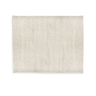 A natural ivory rug