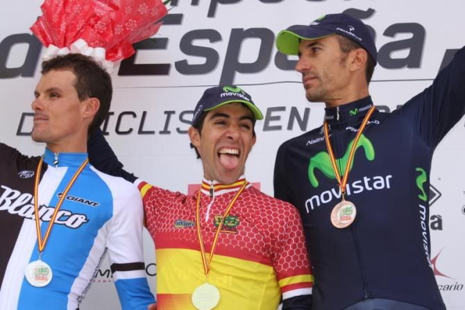 Newly crowned Spanish TT champion Jonathan Castroviejo (Movistar) is a happy man