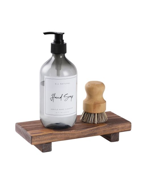 Wood Pedestal Stand for Kitchen Sink