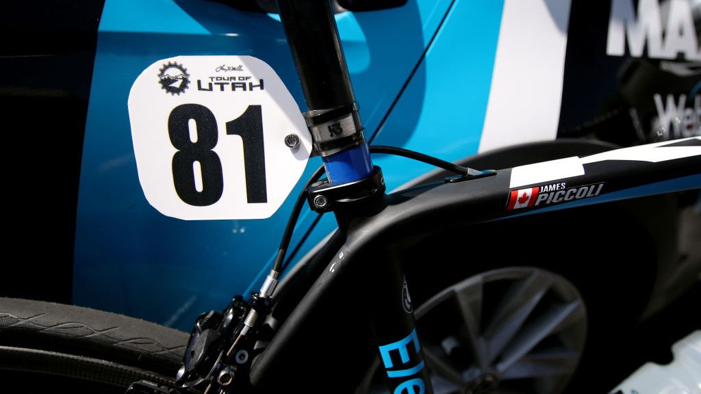 Piccoli's name and the Canadian flag adorn the top tube