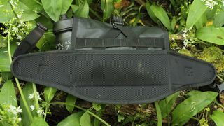 shot showing the mesh back panel of the hip pack