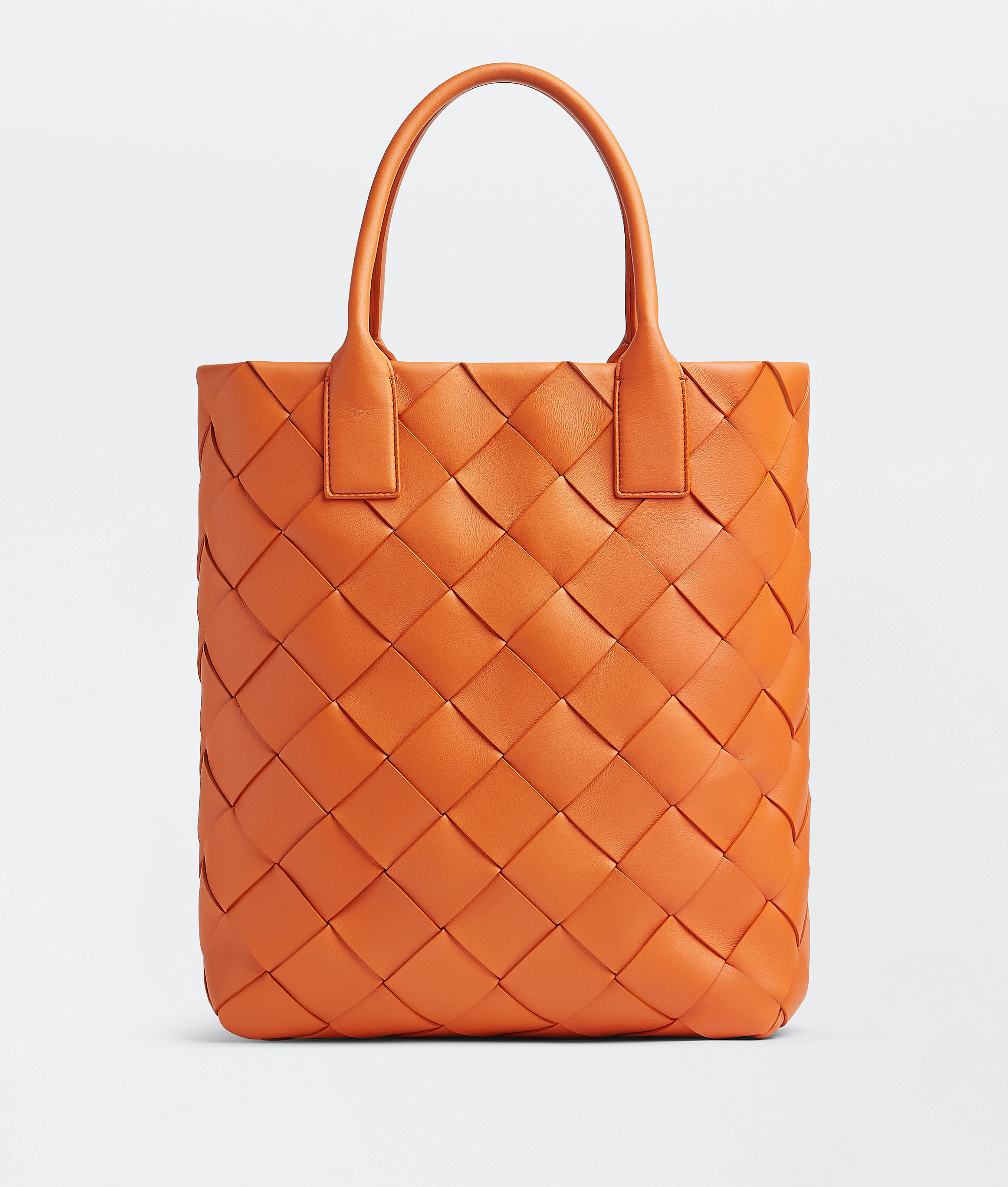 Maxi Intreccio Tote in Burned Orange