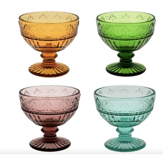 Vintage glass dessert bowls