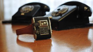 Berlin's Stasi Museum displays objects used by East Germany's infamous secret police for citizen surveillance, such as this spy camera designed to resemble a wristwatch.