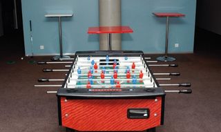 The Ueno office in Iceland is kitted out with a table football table and board games to help the creatives unwind – and Friday afternoons mean music, games and beer