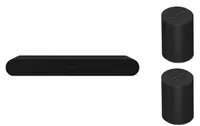 Sonos Ray All-in-One Soundbar and Era 100 Smart Speaker (2 pack) package