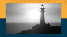 The sun sets behind the Pigeon Point Lighthouse during hot weather in Pescadero, California, United States on March 17, 2026.