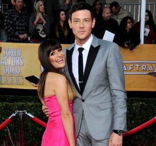 Cory Monteith and Lea Michele on the red carpet