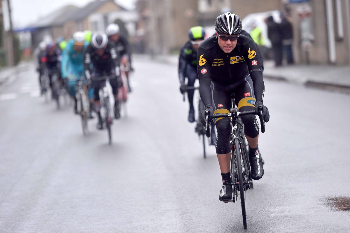 Edvald Boasson Hagen (MTN-Qhubeka) before breaking his collarbone
