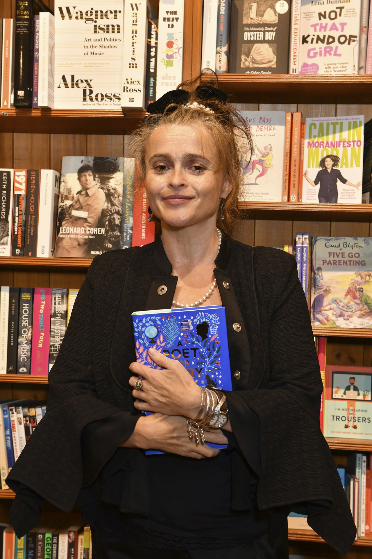 Helena Bonham Carter attends the launch of "A Poet For Every Day Of The Year" in London 2021