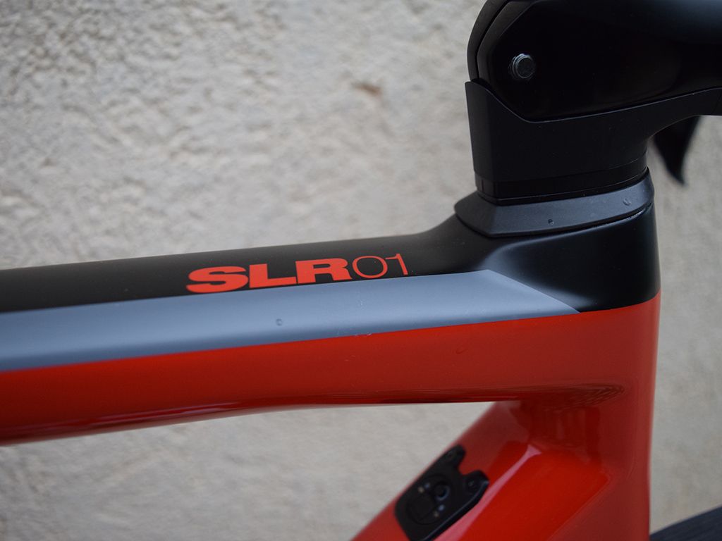 Subtle details adorn the top tube