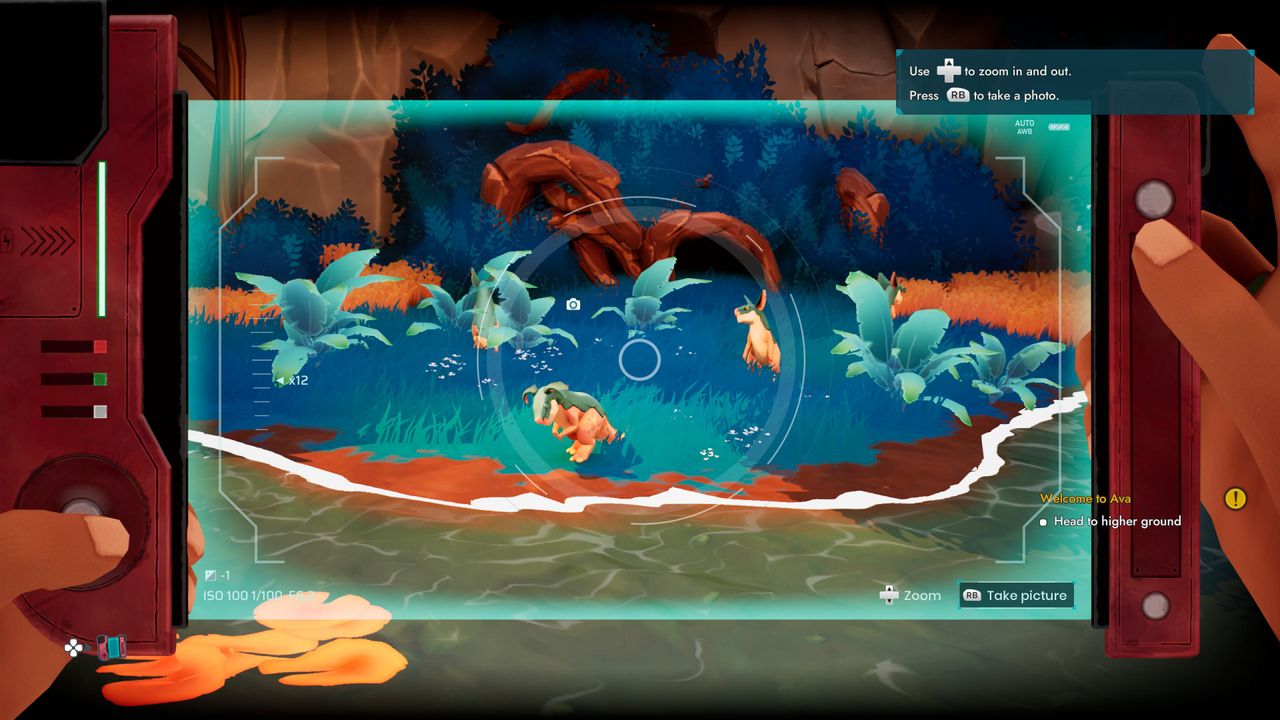 Screenshot of Creatures of Ava running on Xbox Series X.