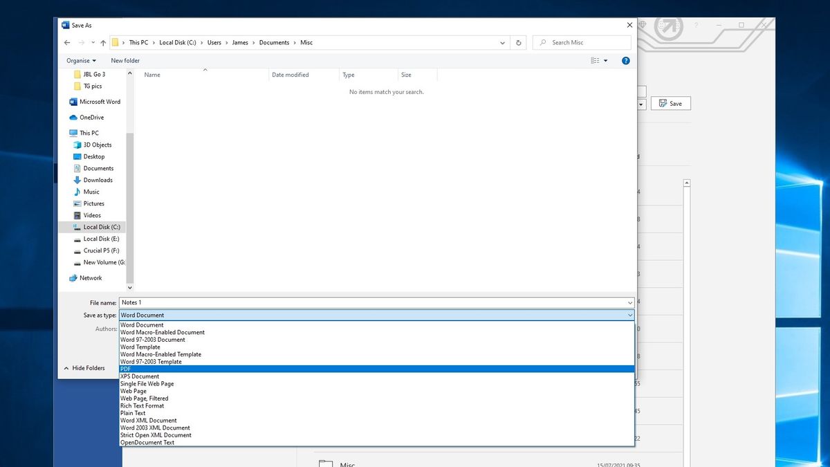 Here's how to save a Word document as a PDF | Tom's Guide