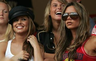 Victoria Beckham and Cheryl Cole at the 2006 World Cup