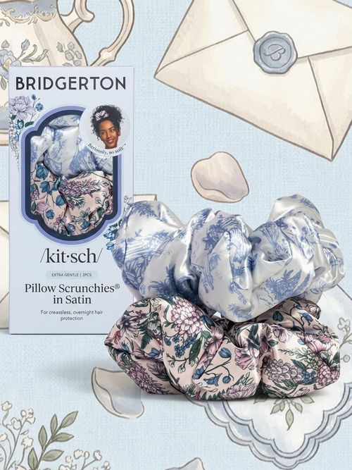 Bridgerton X Kitsch Satin Scrunchies 