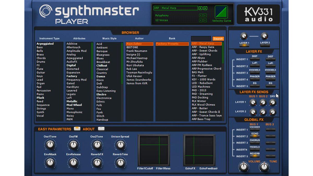 KV331 Audio SynthMaster Player
