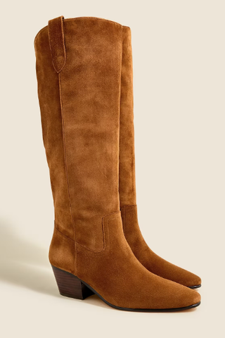 Piper Knee-High Boots in Suede (Were $328) 