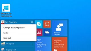 The new Start menu is here