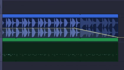 GarageBand: How to fade out