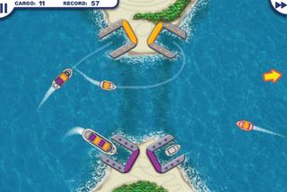 One of Imangi’s popular titles is Harbour Master, in which players control traffic in a busy harbour, unloading cargo and so on